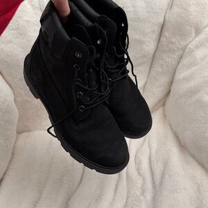 Timberland Black Lace Up Boots for Women